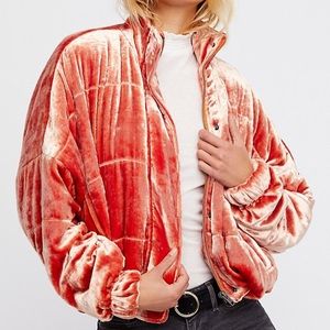 Free people velvet coat